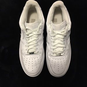 White Nike Air Force 1 size 12
